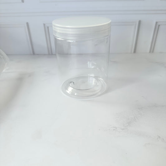 Jar plástico transparente 500 ml