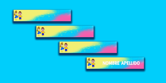 ETIQUETAS PERSONALIZADAS BELY LAPIZ