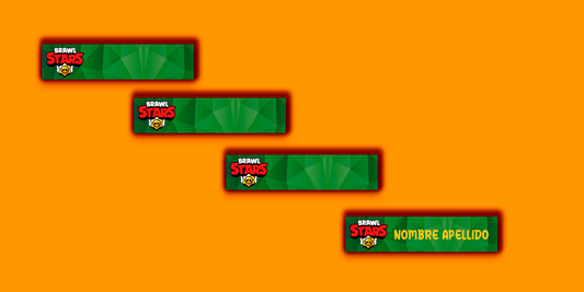 ETIQUETAS PERSONALIZADAS BRAWSTARS LAPIZ