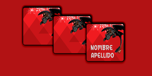 ETIQUETAS PERSONALIZADAS CHIMUELO CUADRADA
