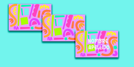 ETIQUETAS PERSONALIZADAS FIGURAS RECTANGULAR