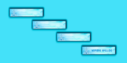ETIQUETAS PERSONALIZADAS FROZEN LAPIZ