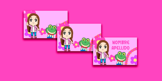 ETIQUETAS PERSONALIZADAS LARA RECTANGULAR