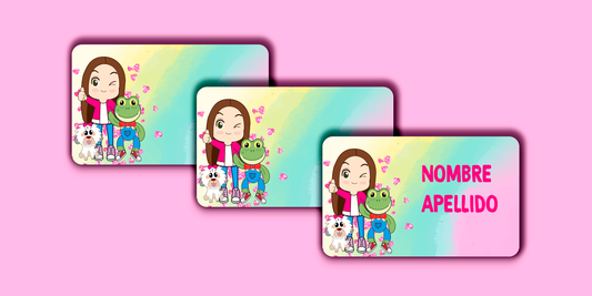 ETIQUETAS PERSONALIZADAS LARA RECTANGULAR