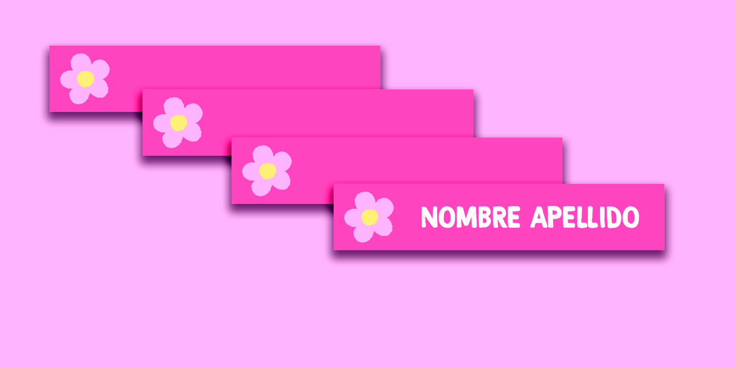 ETIQUETAS PERSONALIZADAS LARA LAPIZ