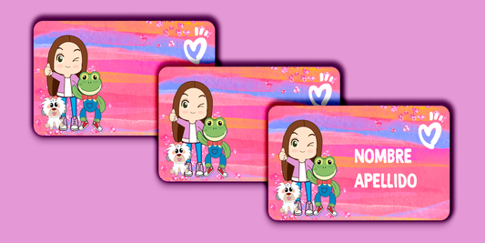 ETIQUETAS PERSONALIZADAS LARA RECTANGULAR