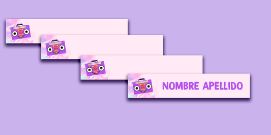 ETIQUETAS PERSONALIZADAS LULI LAPIZ