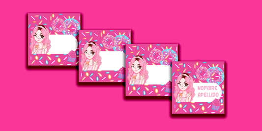ETIQUETAS PERSONALIZADAS MIS PASTELITOS CUADRADA