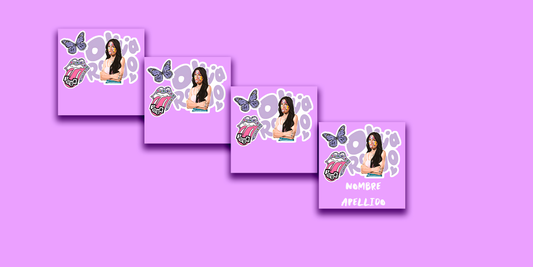 ETIQUETAS PERSONALIZADAS OLIVIA CUADRADA