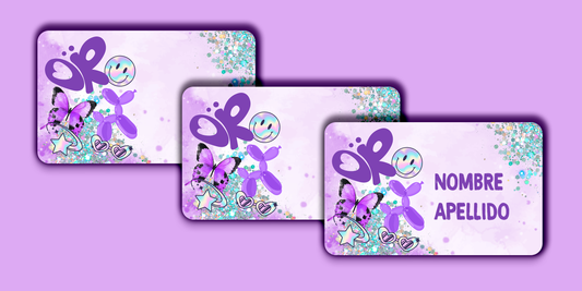ETIQUETAS PERSONALIZADAS OR RECTANGULAR