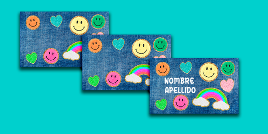 ETIQUETAS PERSONALIZADAS PARCHES RECTANGULAR