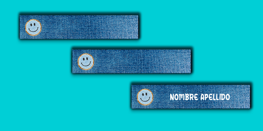 ETIQUETAS PERSONALIZADAS PARCHES LÁPIZ