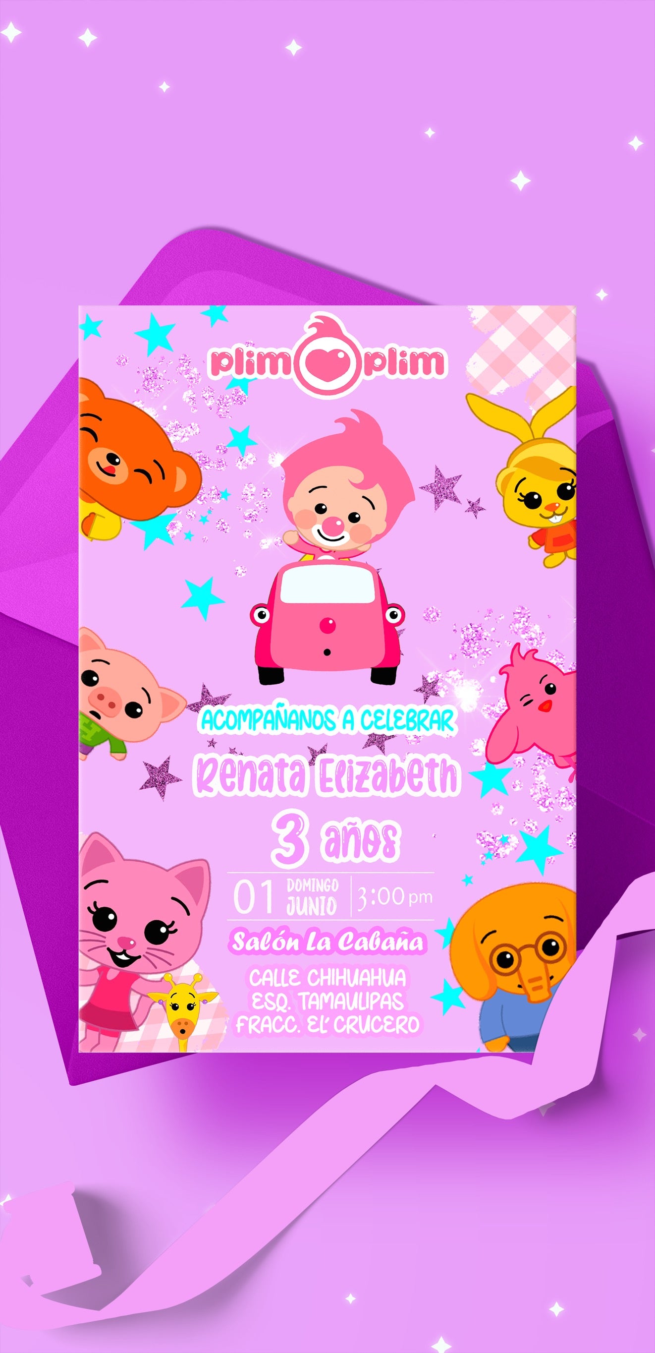 INVITACION DIGITAL PERSONALIZADA