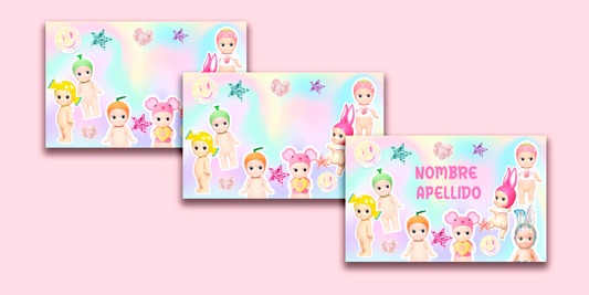 ETIQUETAS PERSONALIZADAS SONNY RECTANGULAR