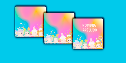 ETIQUETAS PERSONALIZADAS SONNY CUADRADA