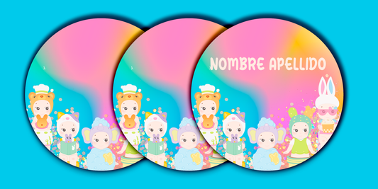 ETIQUETAS PERSONALIZADAS SONNY REDONDA