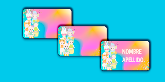 ETIQUETAS PERSONALIZADAS SONNY RECTANGULAR