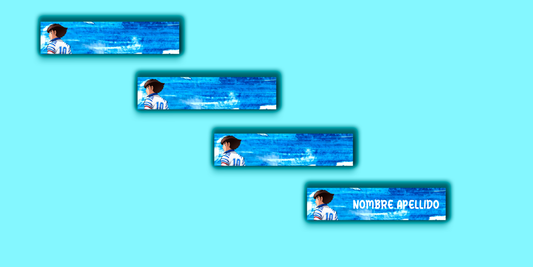 ETIQUETAS PERSONALIZADAS TSUBASA LÁPIZ