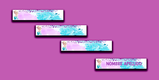 ETIQUETAS PERSONALIZADAS ELSA LAPIZ