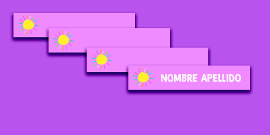 ETIQUETAS PERSONALIZADAS OSITOS LAPIZ