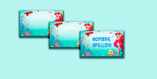 ETIQUETAS PERSONALIZADAS ARIEL RECTANGULAR