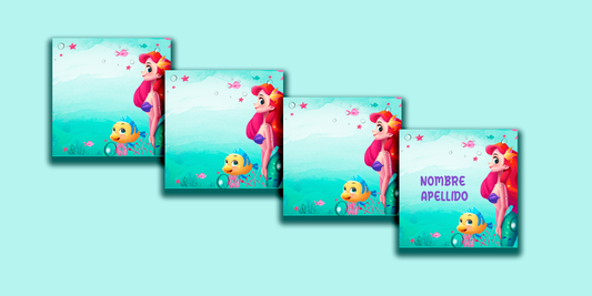 ETIQUETAS PERSONALIZADAS ARIEL CUADRADA